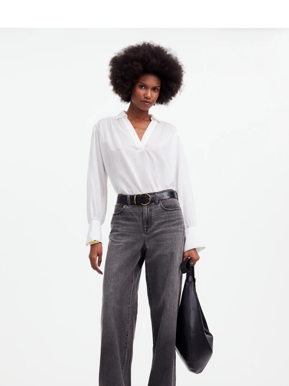 Madewell Superwide-Leg Jeans in Kingswood Wash Size 28 Worn only once, pristine
